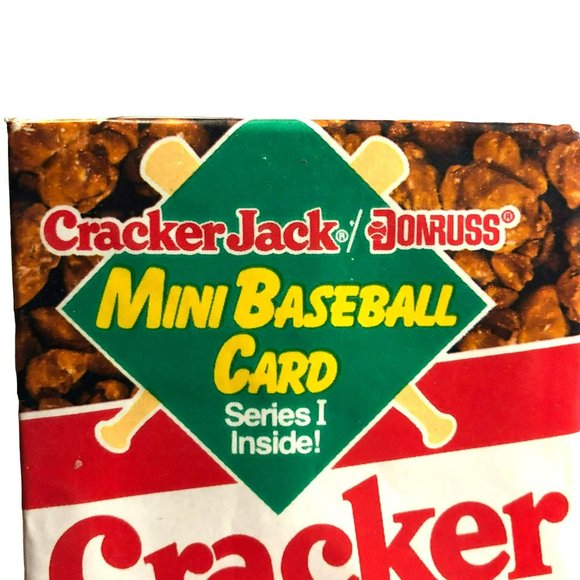 VINTAGE CRACKER JACK 1991 W/ DON RUSS MINI BASEBALL CARDS INSIDE COLLECTIBLE - Picture 2 of 7